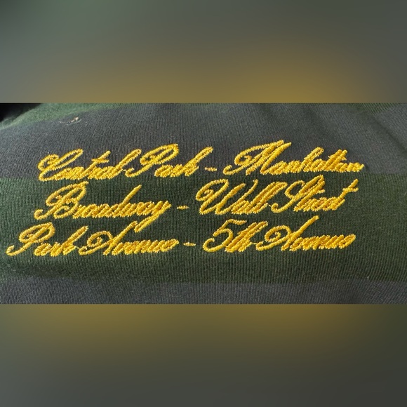 Fashion Nova Small New York Striped Polo atop NEW - Picture 4 of 7